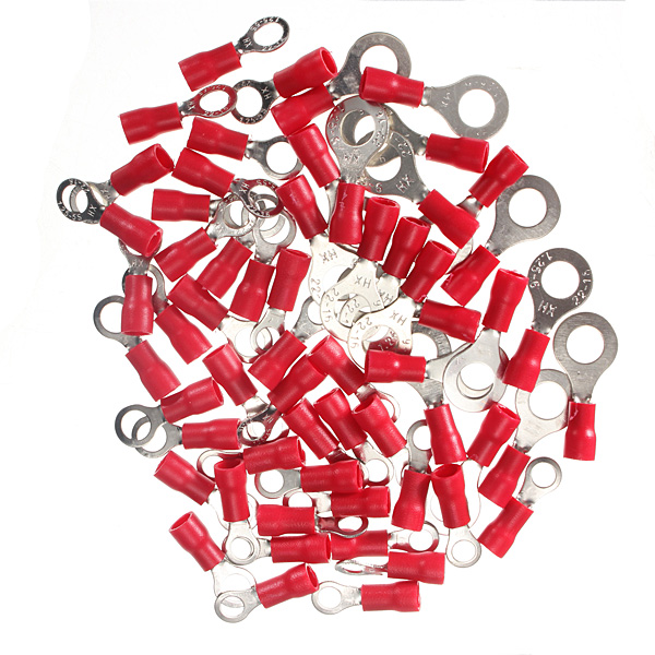 

20Pcs 0.5-1.5mm² Ring Ground Insulated Electrical Crimp Terminal